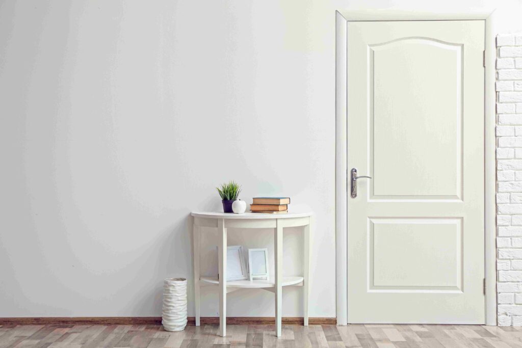 White  Wooden Door Design